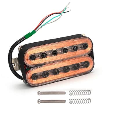 Alnico 8 Guitar Neck and Bridge Humbucker Pickup Set image 3