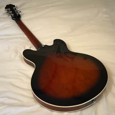 Vintage 1997 Epiphone Dot (Gibson 335) - Made in Korea (MIK) - Cinnamon Burst - Free Pro Setup image 16