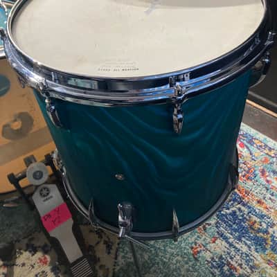 Sonor "Chicago" 3-Piece Drum Set 1965 - MF Marine Turquoise Satin image 18