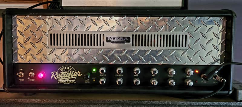 Mesa Boogie 1994 Rev G Dual Rectifier Solo Head 2-Channel 100-Watt Guitar Amp Head image 1