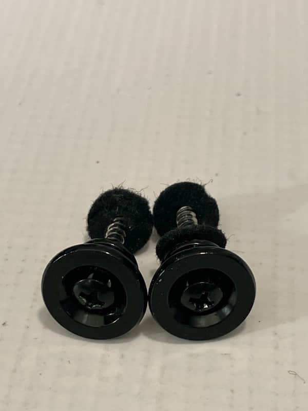 2020's China Jackson JS Series Dinky Guitar Factory Black Oversize Strap Buttons image 1