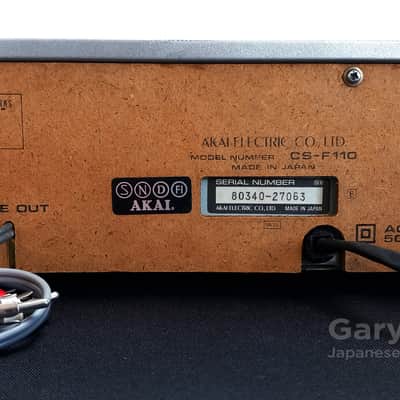 Akai CS-F110 2-Head Tape Deck Rare Grey Edition CS F 110 Japan 1982 image 8