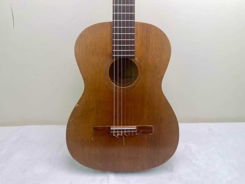 1960's Vintage Favilla C-5 Overture Classical Guitar Made in USA image 1