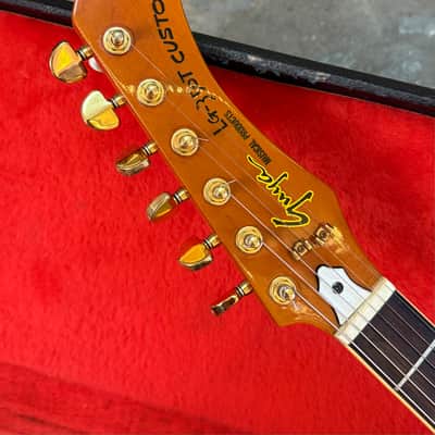 Guyatone LG-350t Sharp 5 custom c 2000 reissue - Amber original vintage MIJ Japan image 4