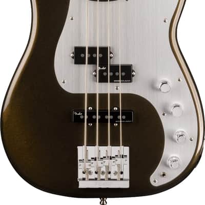 Fender American Ultra II Precision Bass, Ebony Fingerboard, Texas Tea image 1