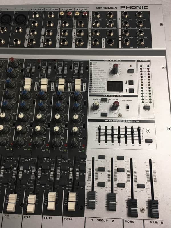 Phonic MM1805X 14 Channel Mixer | Reverb