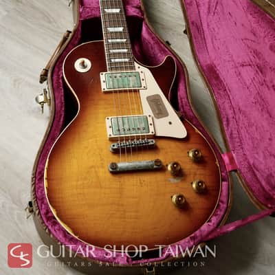 2013 Gibson Custom Shop Joe Perry 1959 Les Paul Reissue Tom Murphy Aged & Signed image 6