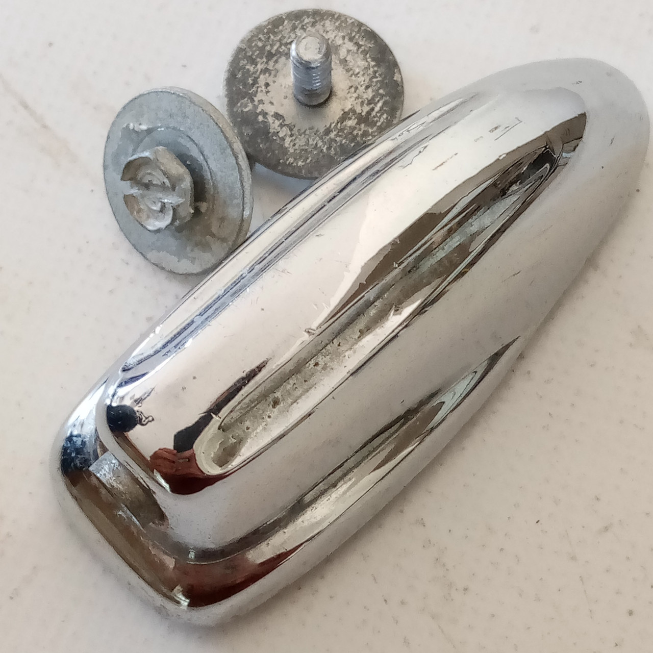 Slingerland 1+ Bass Drum Lugs Chrome Sound King Vintage 60s Slot-Hex USA Niles* — main photograph