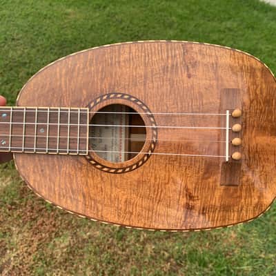 Tony Graziano Koa Pineapple Tenor Ukulele image 12