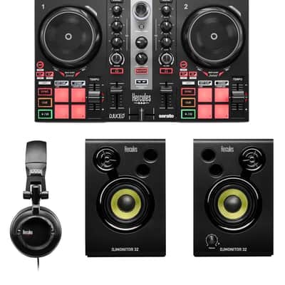 Hercules DJ Learning Kit MK2 All-in-One Kit, Software and Tutorials Included image 1