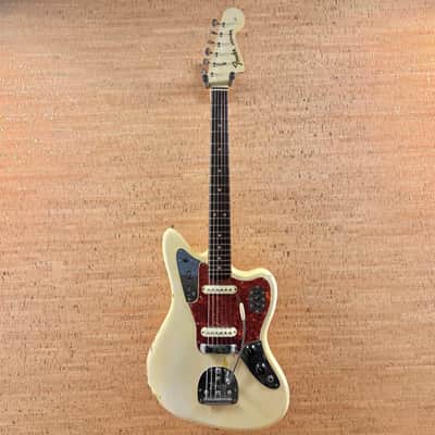 Fender Jaguar 1963 - Olympic White with Matching Headstock image 4