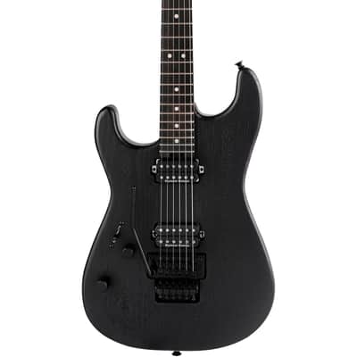 Charvel Pro-Mod San Dimas Style 1 HH FR Sassafras Left-handed Electric Guitar - Satin Black (B-Stock) image 4