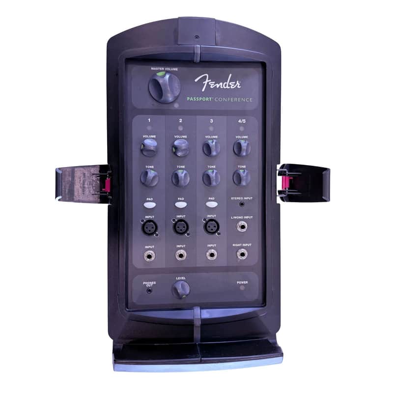 Fender Passport Conference Portable 4-Channel PA System 2014 - Black image 1