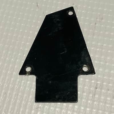 2000's Japan Ibanez RG Series Guitar Black Factory Truss Rod Cover 1 Ply image 2