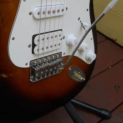 90's Washburn ws-6 shadow strat-style electric guitar with grovers image 3
