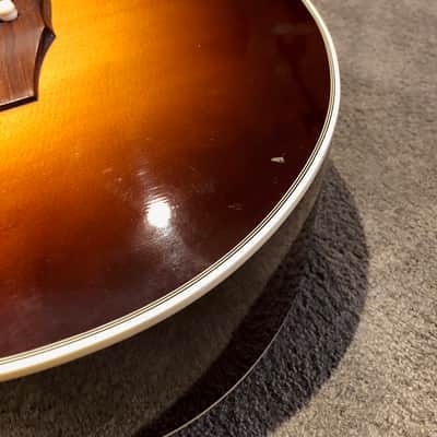 Guild B30E Fretless Acoustic Bass 1996 Tobacco Sunburst image 3