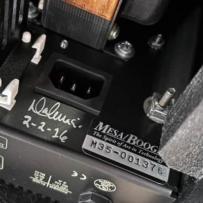 Mesa/Boogie Mark Five 35, 35-watt Tube Amplifier Head - Black w/cover & Pedal image 3