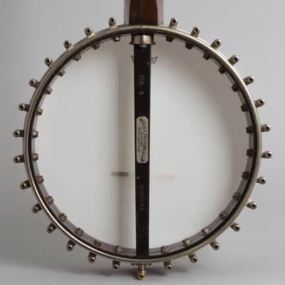 A. C. Fairbanks  # 4 Special 5 String Banjo (1909), ser. #25504, black hard shell case. image 4