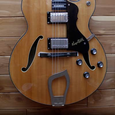 Hagstrom HJ600 Electric Jazz Guitar Natural image 1