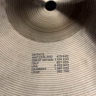 Paiste 404 "Brown Label" 14" Sound Edge Hi-Hat Cymbals (Pair) 972g/946g image 11