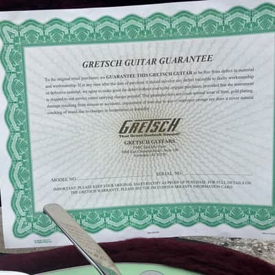 ✮ULTRA RARE✮'15 Gretsch G-6134 Double Cut PENGUIN Ltd ✮BROADWAY JADE✮1 of 25✮Jet image 11