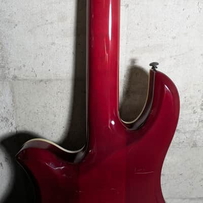 B.C. Rich Eagle DLX 00's Archtop See Thru Red image 10