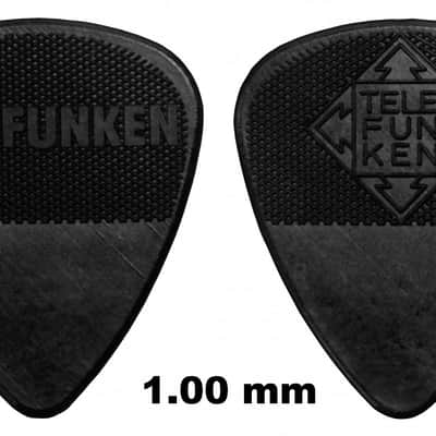 6 Pack - Telefunken Graphite & Delrin Guitar Picks - Choose Size/Thickness image 1