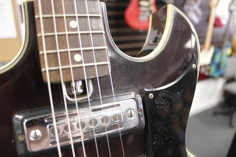 Vintage 1960's Teisco Del Rey EP-93T in Mocha Brown | Reverb