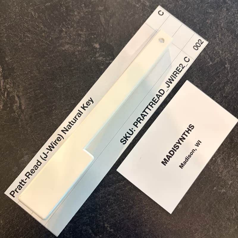 ORIGINAL Pratt Read Replacement C Key (J-Wire Keybeds) for ARP 2500/2600, Moog Minimoog, Oberheim OBX/OBXa/OB8, Sequential Prophet-5/10, PPG Wave 2.2, EML 500, and more image 1