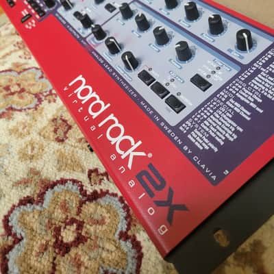 Nord 2X Rack 20-Voice Rackmount Virtual Analog Lead Synthesizer 2003 - 2014 - Red image 2