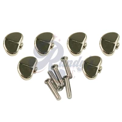 Kluson Replacement Tuner Buttons for Contemporary Diecast Series (6-Pack) Kidneybean - Fits Gibson® CLOSEOUT-Gold - KTMB03G - Gold image 4
