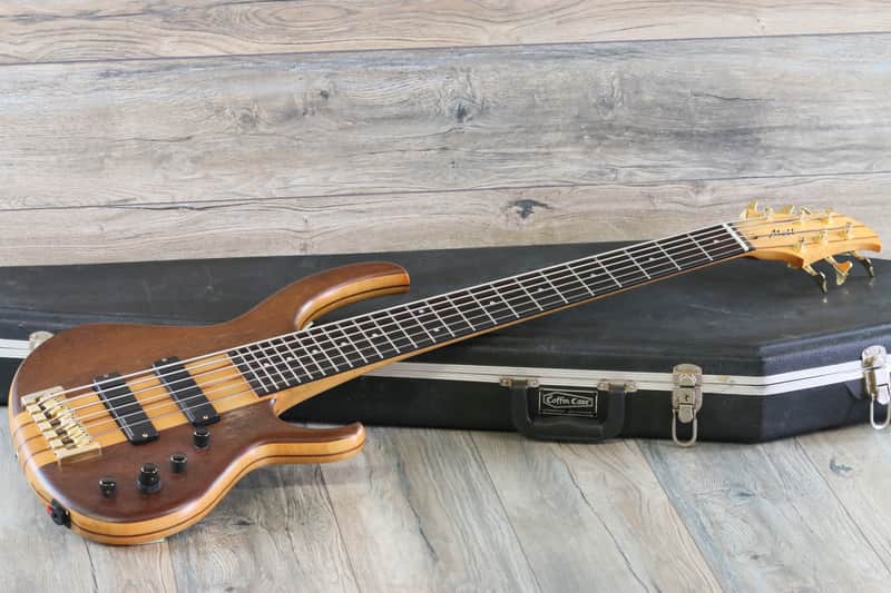Awesome! Bill Moll Custom 6-String Electric Bass Guitar + Coffin Case image 1