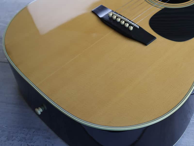 1980's Morris W-20 Japanese Vintage Acoustic Dreadnought Guitar