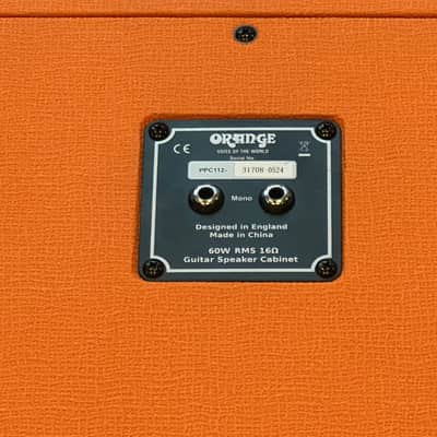 Orange PPC112 60-Watt 1x12" Guitar Cabinet 2010s Orange image 4