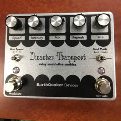 EarthQuaker Devices Disaster Transport Delay Modulation Machine Legacy Reissue USE - Silver / Black image 1