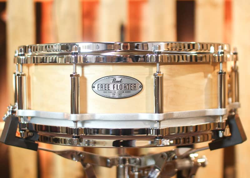 Pearl 14x5 Free Floating Maple Snare Drum image 1