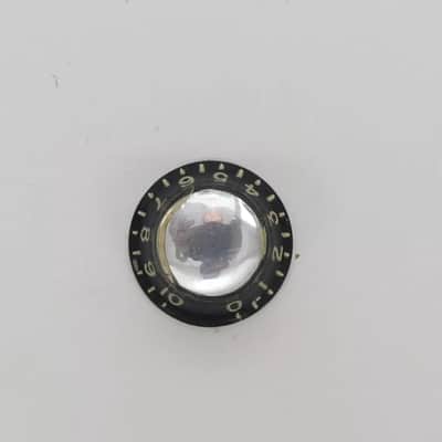 Vintage 1966 Gibson SG Black Top Hat Reflector Knob Volume Tone Black NO LETTERING (1 of 2) image 3