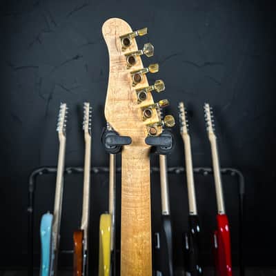 Jay Turser JT-300QMT Electric Guitar - Natural image 7