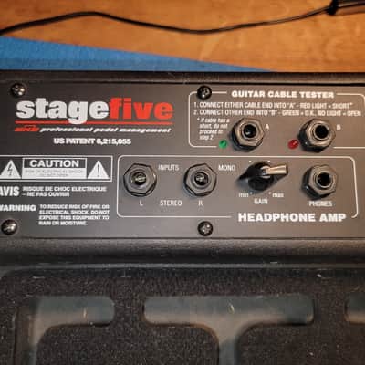 SKB Stage 5 powered effects pedal case 2010 and up - Black plastic image 1