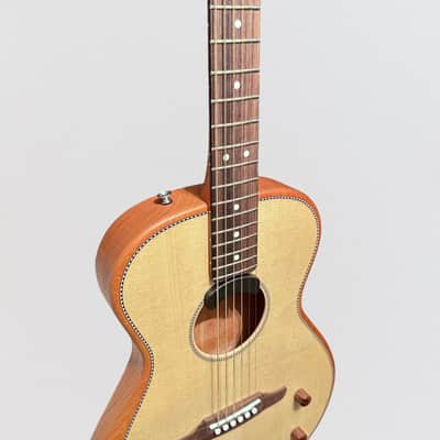 Fender Highway Parlor Acoustic-Electric Guitar - Natural image 6
