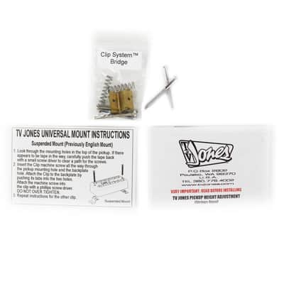 TV Jones Brian Setzer Signature Bridge Pickup Universal Mount in Chrome image 4