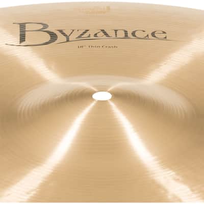 Meinl Byzance Thin Crash 18", B18TC, Traditional Finish - Crash Cymbal image 3