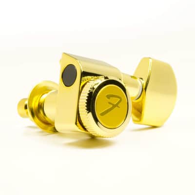 Genuine Fender  099-0818-200 gold locking tuners, upgrade for Strat & Tele