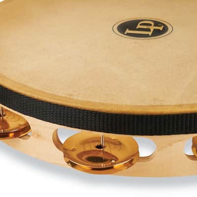 LP Pro 10 Inch Single Row Headed Tambourine - Bronze image 3