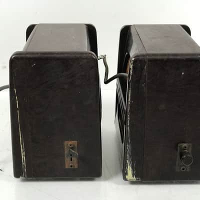 Vintage Webster Electric Teletalk Speaker Pair Bild 3