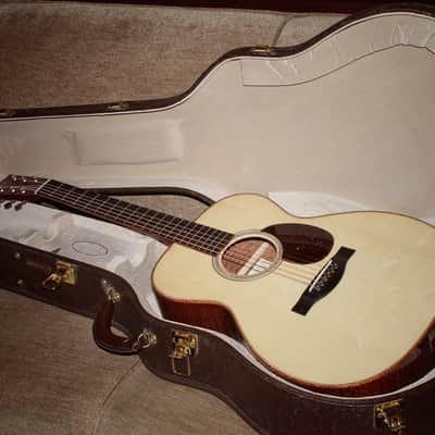 Santa Cruz  Custom OM Hand Made Guitar Quilted Sapele / Moon Spruce image 24