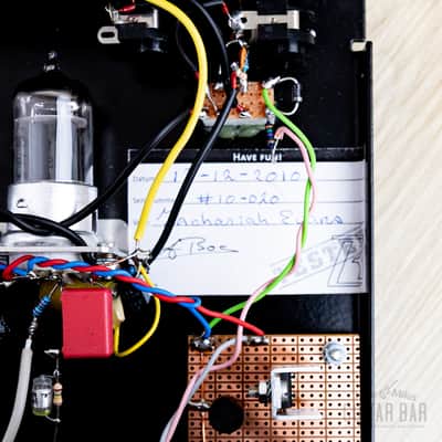 2010 Lex Bos SuperDrive II Tube-Driven Hand-Wired 2 Channel Overdrive Guitar Effects Pedal image 8