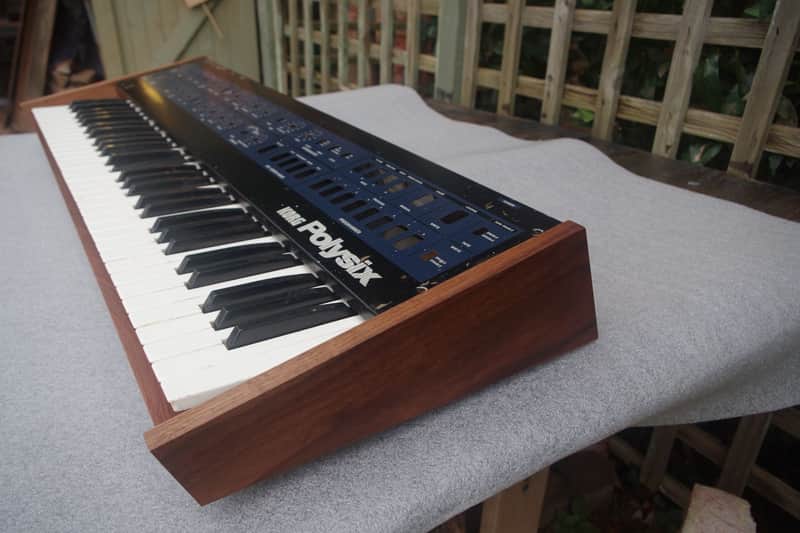 Custom Wooden Case Korg Polysix Analog Synthesizer American Walnut image 1