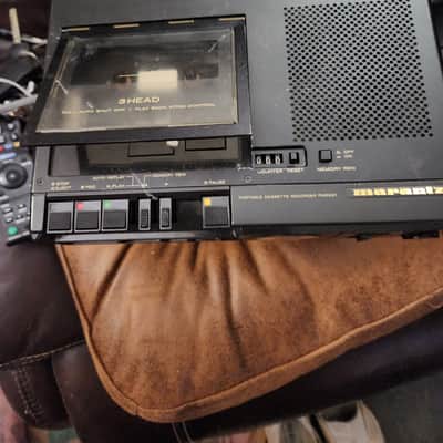 Vintage Marantz PMD221 Professional 3-Head Portable Cassette Recorder - Fully Tested & Serviced image 2