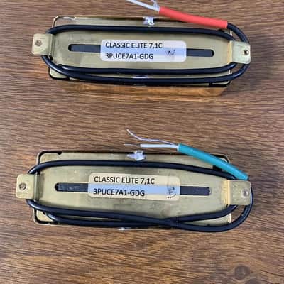 Golden Ibanez P90 SoapBar Classic Elite Bass Guitar Pickups image 4